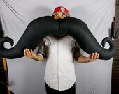 GIANT mustache pillow