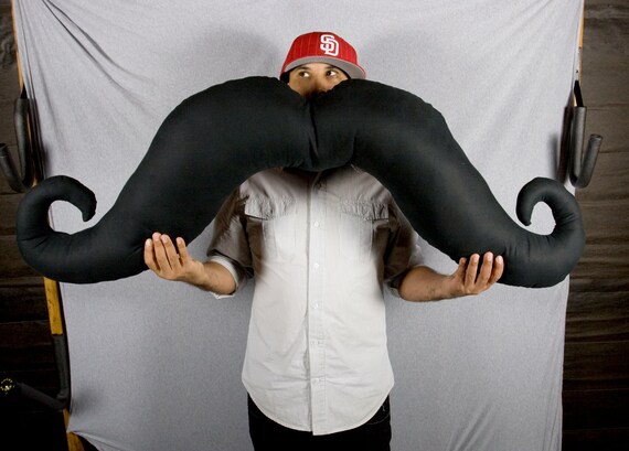 Giant Mustache Pillow