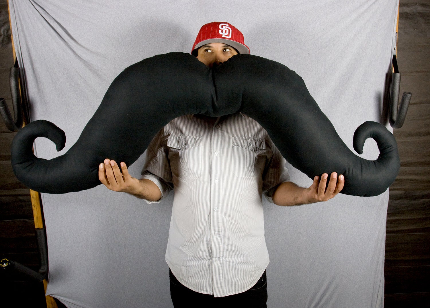 Giant Mustache Pillow