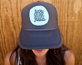Lucky We Live Hawaii Hat - Teal Green