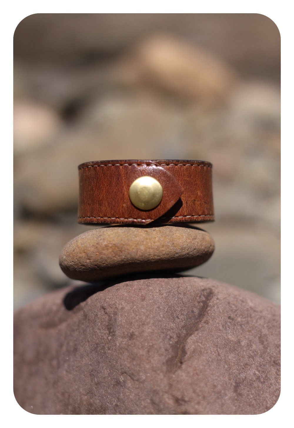 Leather Bracelet. Leather Jewelry. Leather Wrist Cuff. Leather Accessories.