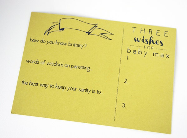 baby shower games - customized your card for the baby shower for mom, dad, couples, siblings...