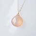 Sakura Pink Chalcedony Necklace