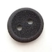 SALE- Textured Ceramic Button - Matt Black - Sponge