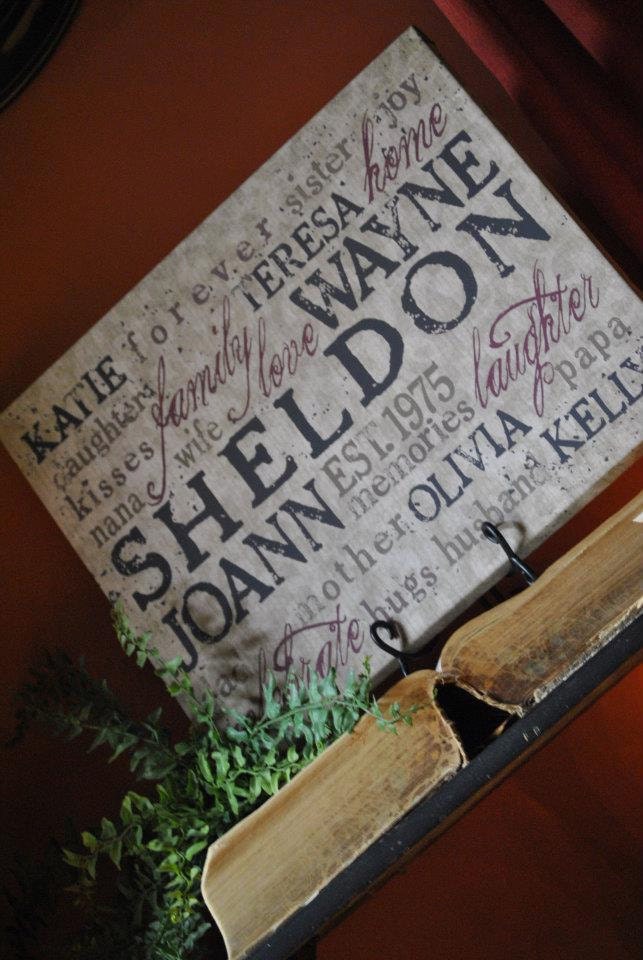 20"x16" Customized Subway Canvas Print