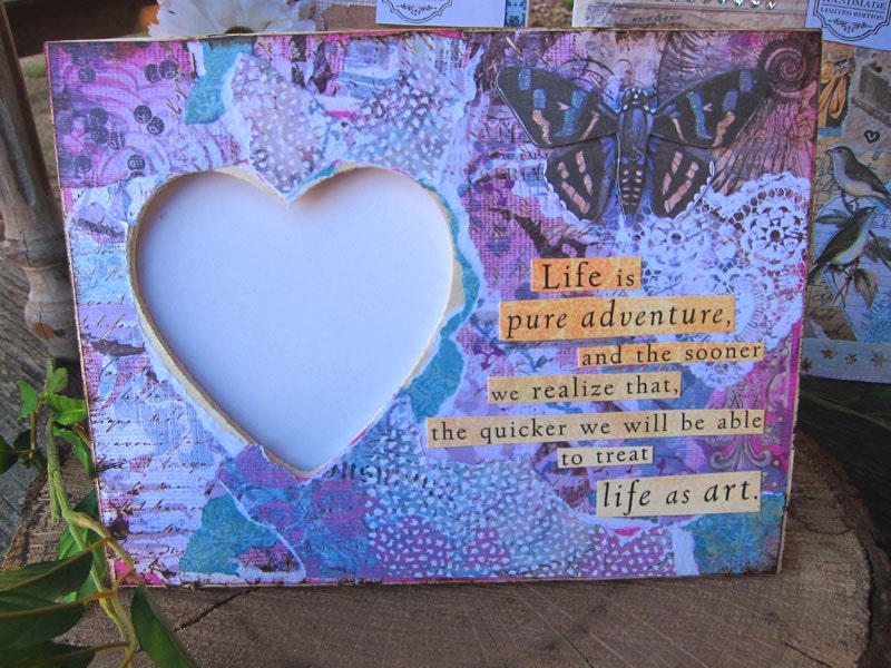 Quote Picture Frame - Life is Pure Adventure
