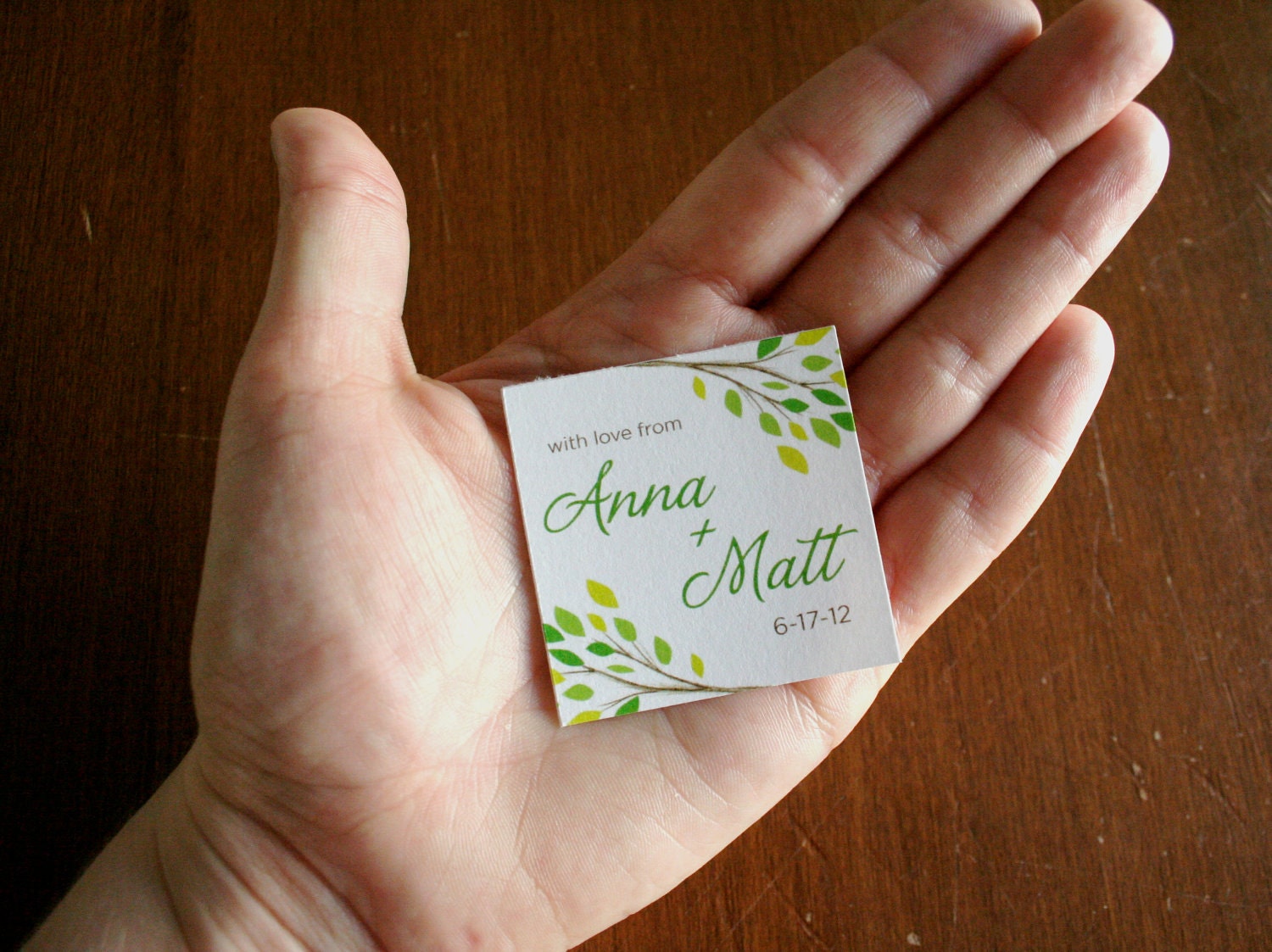 Tree Branches Favor Tag or Sticker - DIY Printable - INSTANT DOWNLOAD