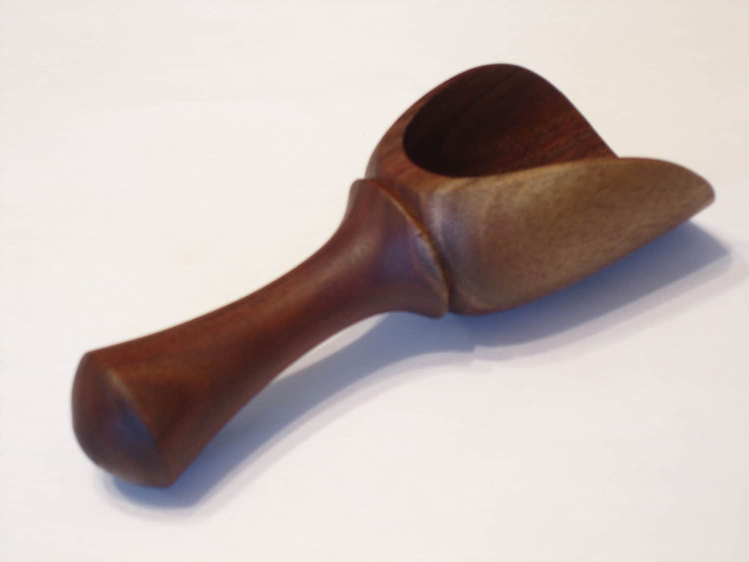 Wood Scoop Hand Turned Wooden Scoop of Black by TakingTurns