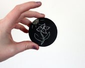 Chalkboard Magnet, Draw your own Fridge Magnet on this round Chalk Board, Circle
