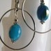 Blue Dangle Earrings
