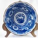 Japanese Blue and White Porcelain Noodle or Soup Serving Bowl- Ceramic Japan Dish- Scenes Signed