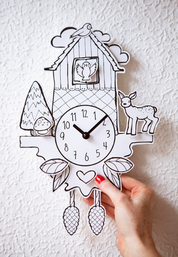 Paper Cuckoo Clock