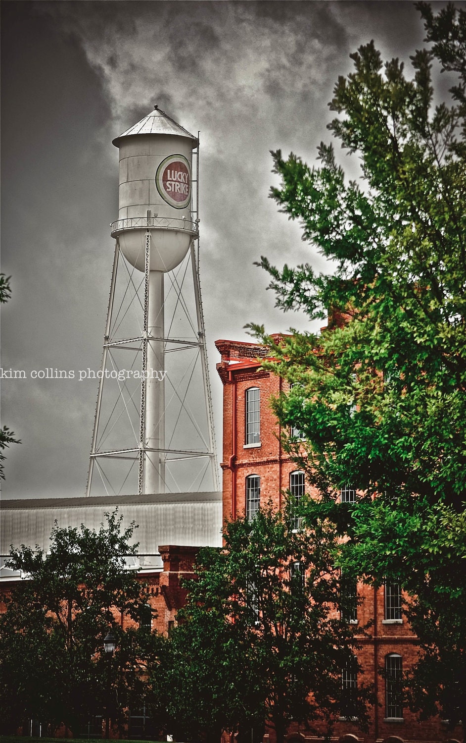 Downtown Durham-Cloudy Day-Durham, North Carolina 10x15 -Other Sizes Available-Fine Art Photography-Gift