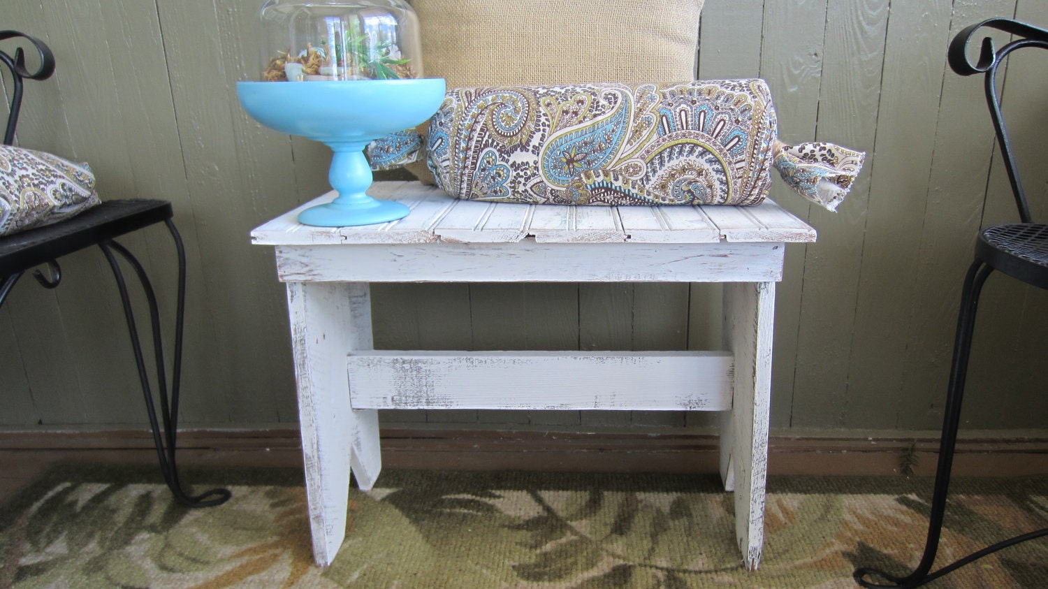 Vintage Beadboard Bench--Please see special shipping notice