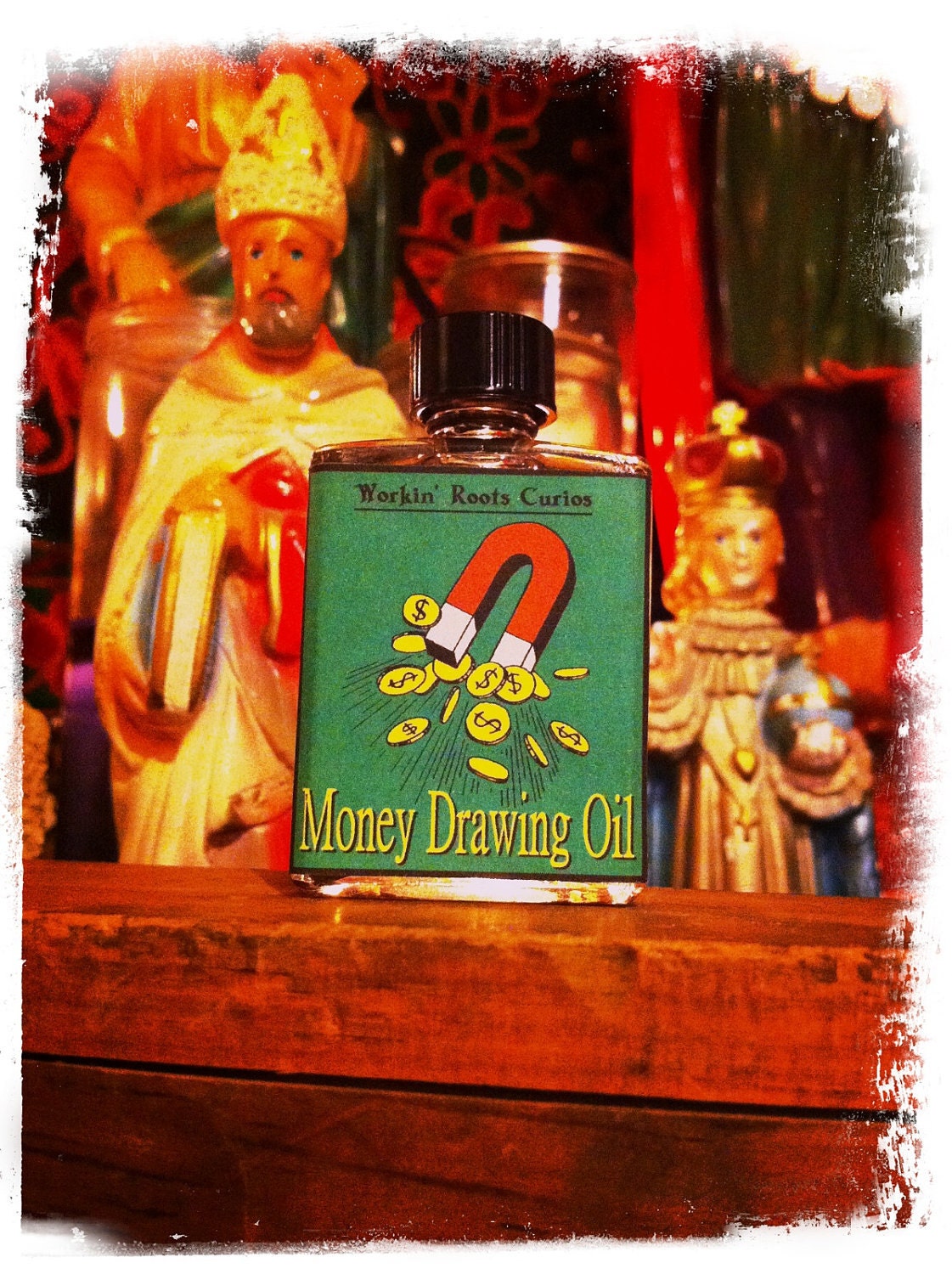 Money Drawing Oil - Hoodoo - Conjure - Witchcraft - Wicca - Voodoo - Occult - Magic - Oils - Anointing