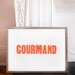 Gourmand 18 by 24 Letterpress Poster