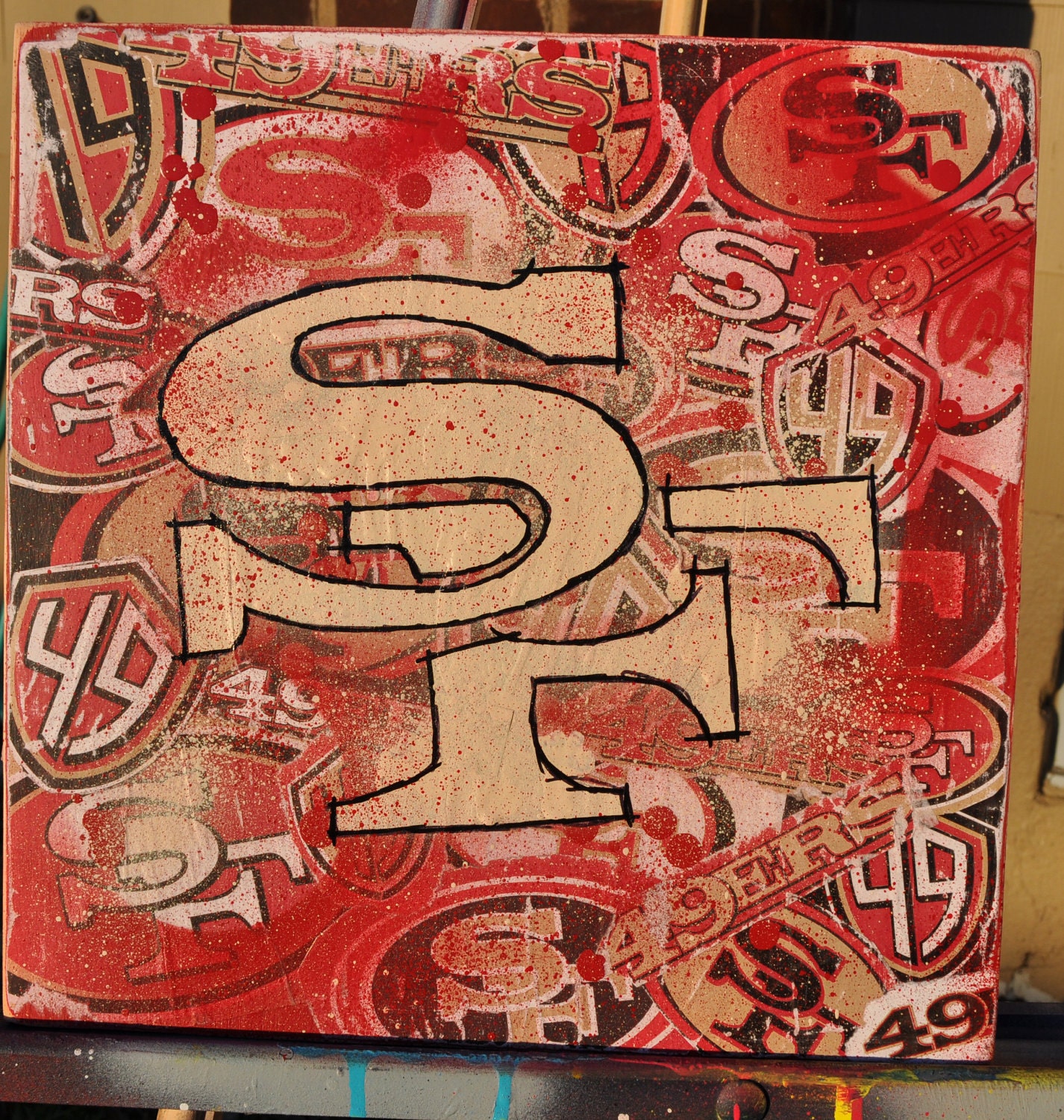 SF 49ers plaque by Summo