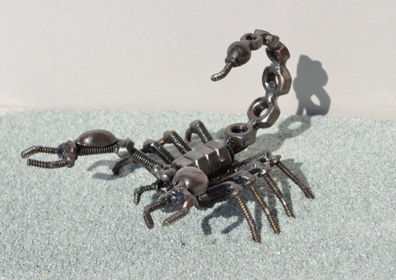 SCORPION 5 inches  - Scrap Metal Art