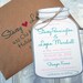 Mason Jar Wedding Invitations - Mason Jar Save The Dates, Engagement Party, Vintage Wedding, Rustic Wedding