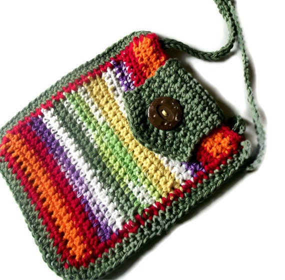 Colorful Crochet Mini Purse