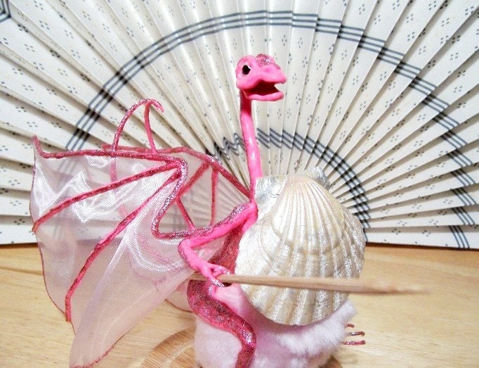 Dragon Knight Art Doll: Sir Pinkerton, Jousting Dragon in Pink