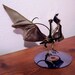 Dragon Art Doll: Disco Dancing Black & Gold Dragon