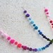 Rainbow Pompom Garland, Pompom Mobile,Pom Decoration, Birthday Garland,Children,Nursery,Wall Decor, 7 foot