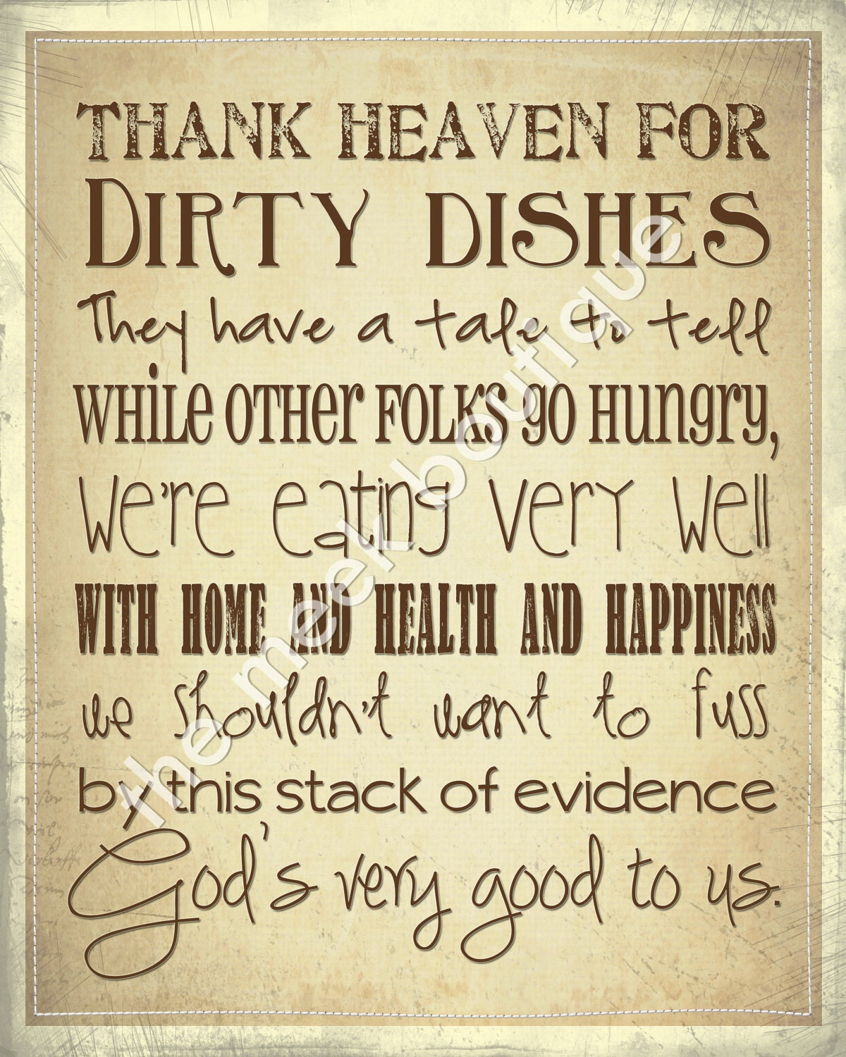 INSTANT Download, Kitchen Wall Art, Printable, No. 19