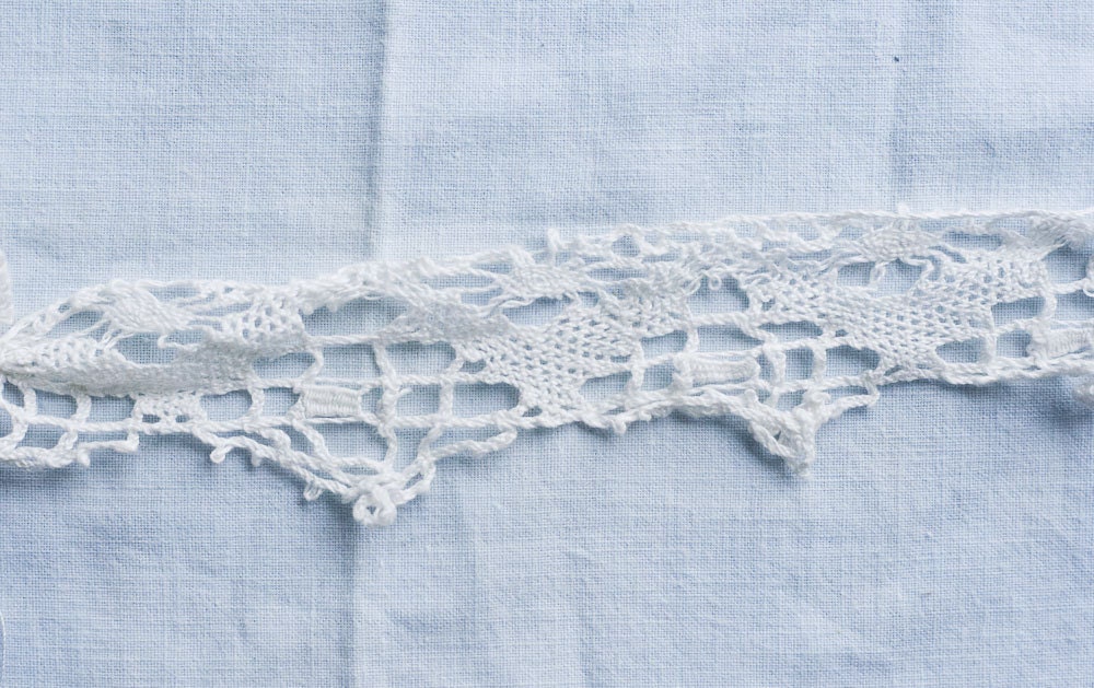 Vintage French Cotton Trim 2 inch Wide - 7&1/2 yards