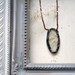 Country Chic Soldered Glass Baby's Breath Necklace