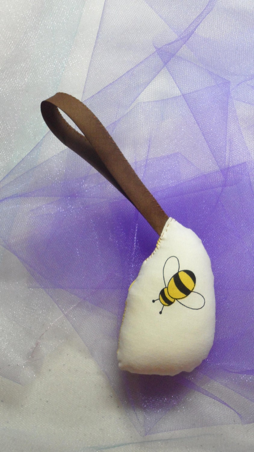 Primitive Bumble Bee Pincushion with Wrist Strap - Clearance Priced