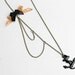 Hand Painted Nautical Drop Chain Anchor Necklace