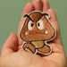 Goomba -- Iron-on Nintendo patch from Super Mario Brothers NES game