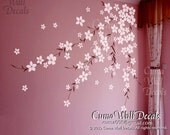 cherry flower wall decals cherry  blossom  vinyl wall decals girl nursery wall decals sticker children wall decal- cherry blossom Z168 cuma