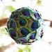 Peacock Wedding, Peacock Pomander/Kissing Ball set of 6