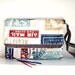 Stamp Marks Zipper Pouch, Airmail Stamps Pouch, Laminated Pouch