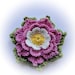 Instant Download / Set Of Beautiful Flowers Crochet Pattern
