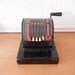 1940s Paymaster Checkwriter, Black Metal Base and Bakelite Knobs, Works
