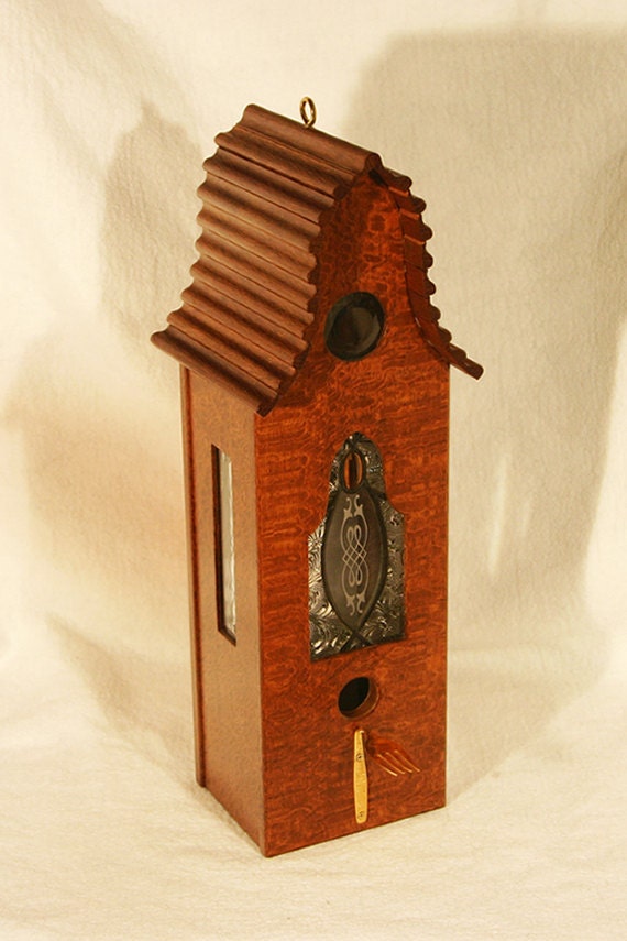 Bird House made from Lacewood