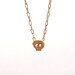 Tiny Skull Bracelet - Matt 14k Gold Plated Skull Charm on Gold Delicate Chain with Mint Faceted Bead
