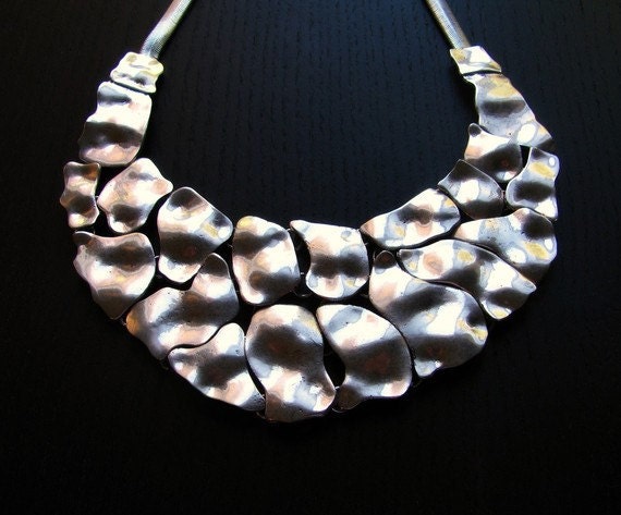 Silver Statement Necklace Cracks in The Armor