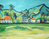 SOLD-Original Artwork Acrylic Painting 24 x 36 Hawaiian Dream