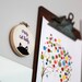 Crazy Cat Lady Embroidery Hoop - Fun Cute Brown Kitty Animal Lover Home Decor or Christmas Holiday Ornament