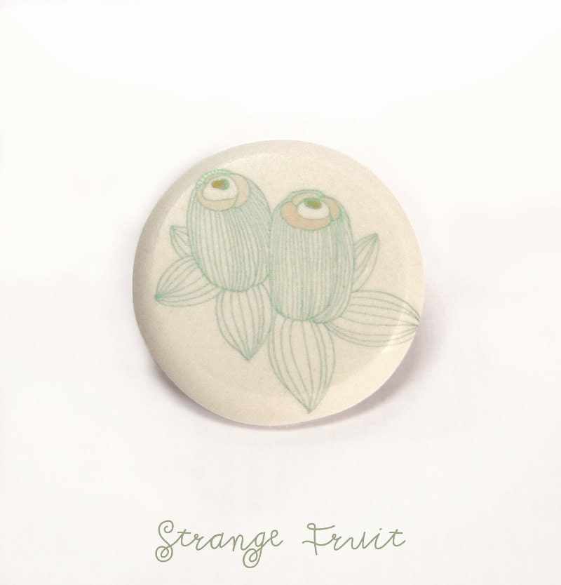 Fruit brooch ceramic jewelry by AtelierGilet - Strange Fruit