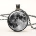 Full Moon Necklace In Gunmetal Black (0439G1IN)