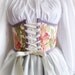 Reversible Underbust Corset, Renaissance, Re-Enactment, SCA