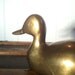 Solid Brass Duck Statue - KILLER DOORSTOP