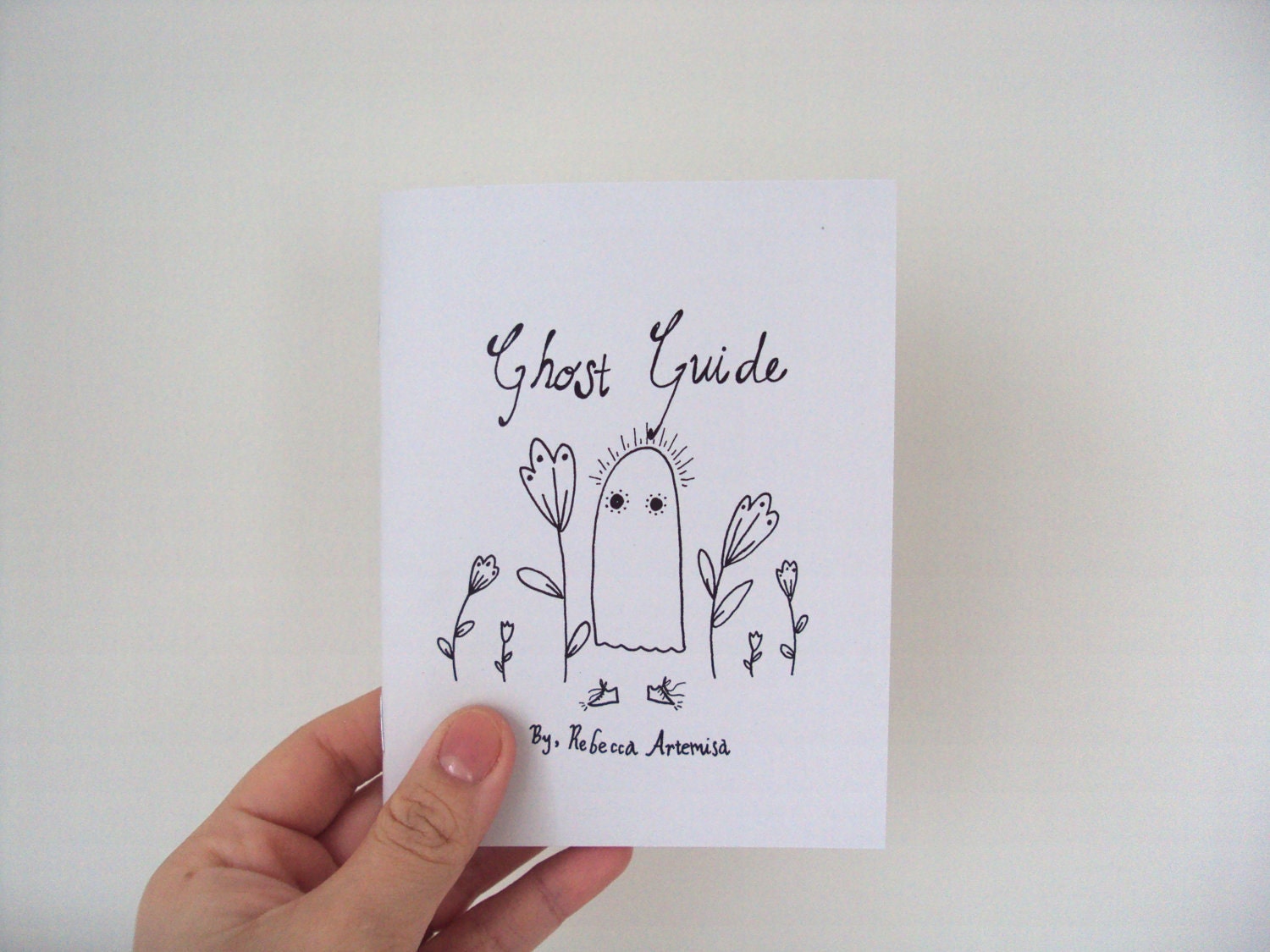 Ghost Guide Black and White Comic Zine
