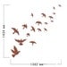 Beautiful 18PCS Fly Birds    Nature Vinyl Wall Paper Decal Art Sticker Q167