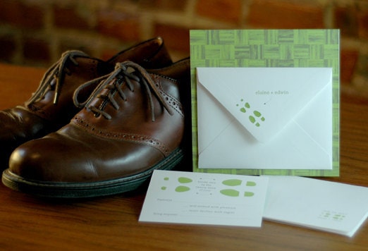 Unique Wedding Invitation - The Letter: First Dance